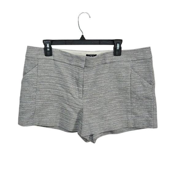 LOFT Pants - Loft Shorts Womens Size 14 Gray Cotton Blend Chino Shorts Mid Rise Pockets